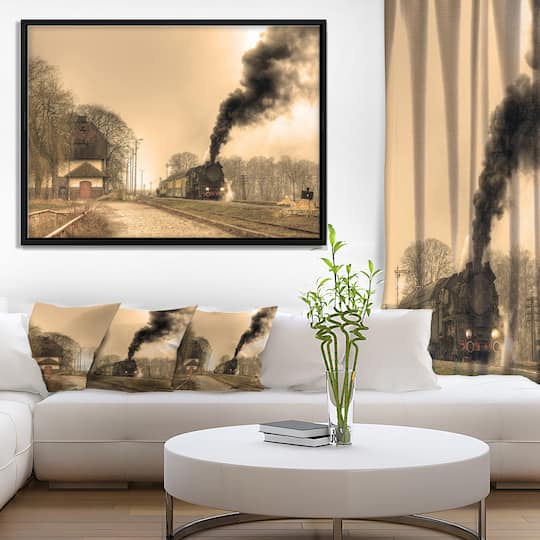 Designart - Retro Steam Train